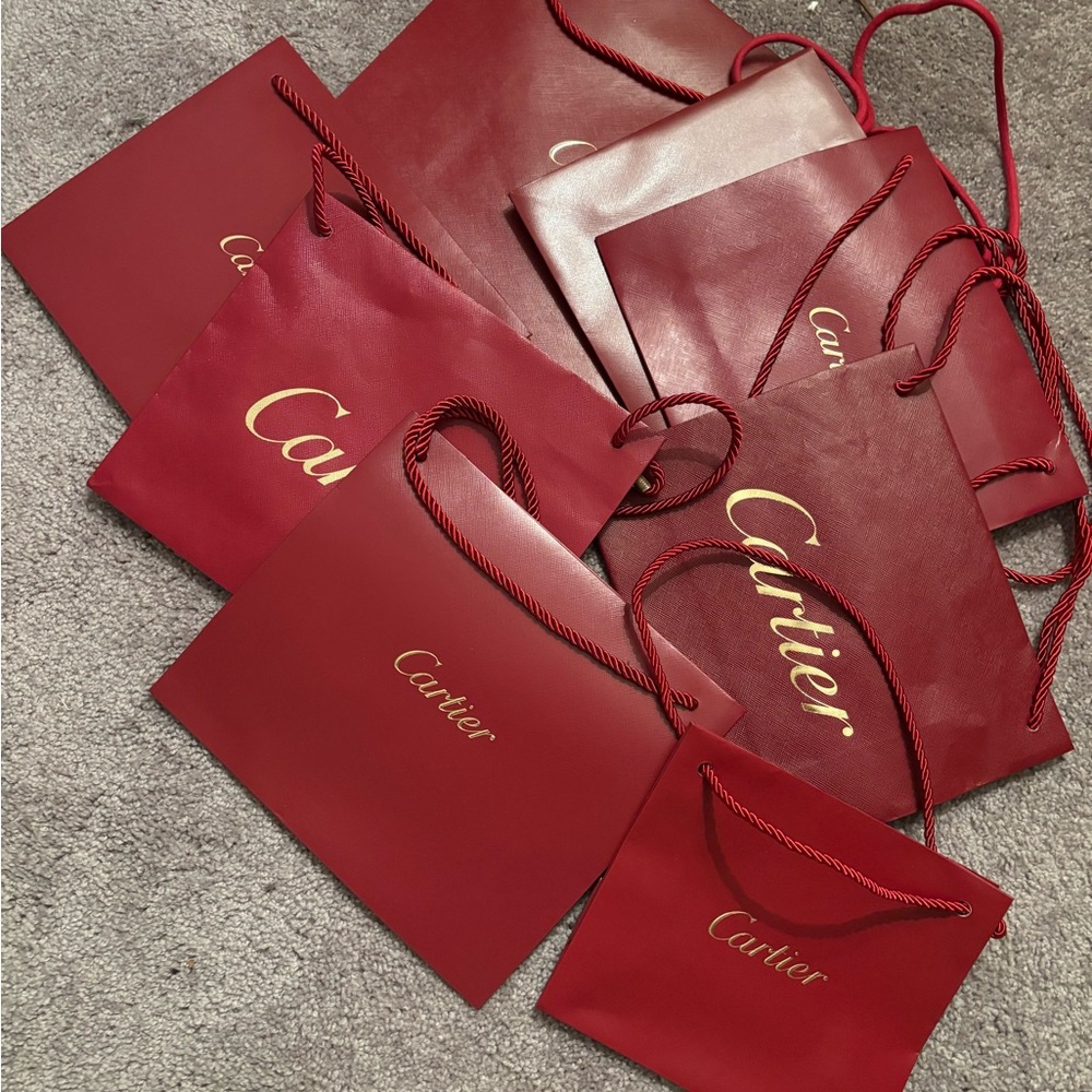 Cartier Luxurious Red Women's Bags